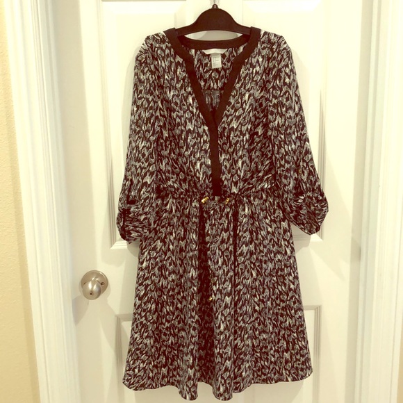 H&M Black/White Pattern Dress - Picture 1 of 1